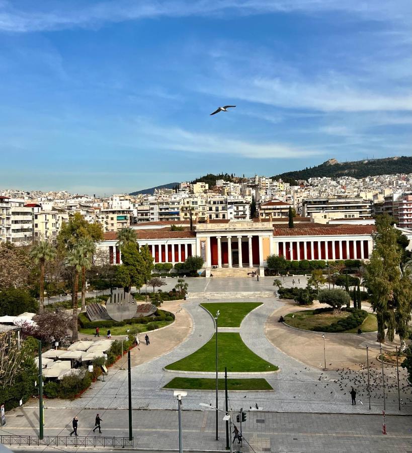 Marnis- View Of The Archeological Museum_ Athens Greece Daire Dış mekan fotoğraf